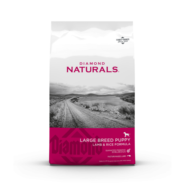 Alimento Diamond Naturals Large Breed Puppy para Perros Cachorros de Razas Grandes