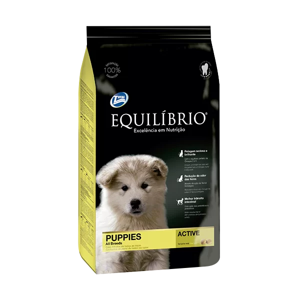 Alimento Equilibrio Puppies Active para Perro Cachorro de Todas las Razas