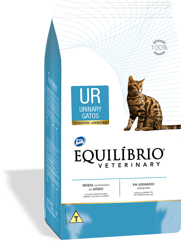 Alimento Equilibrio Veterinary UR Urinary para Gato Adulto