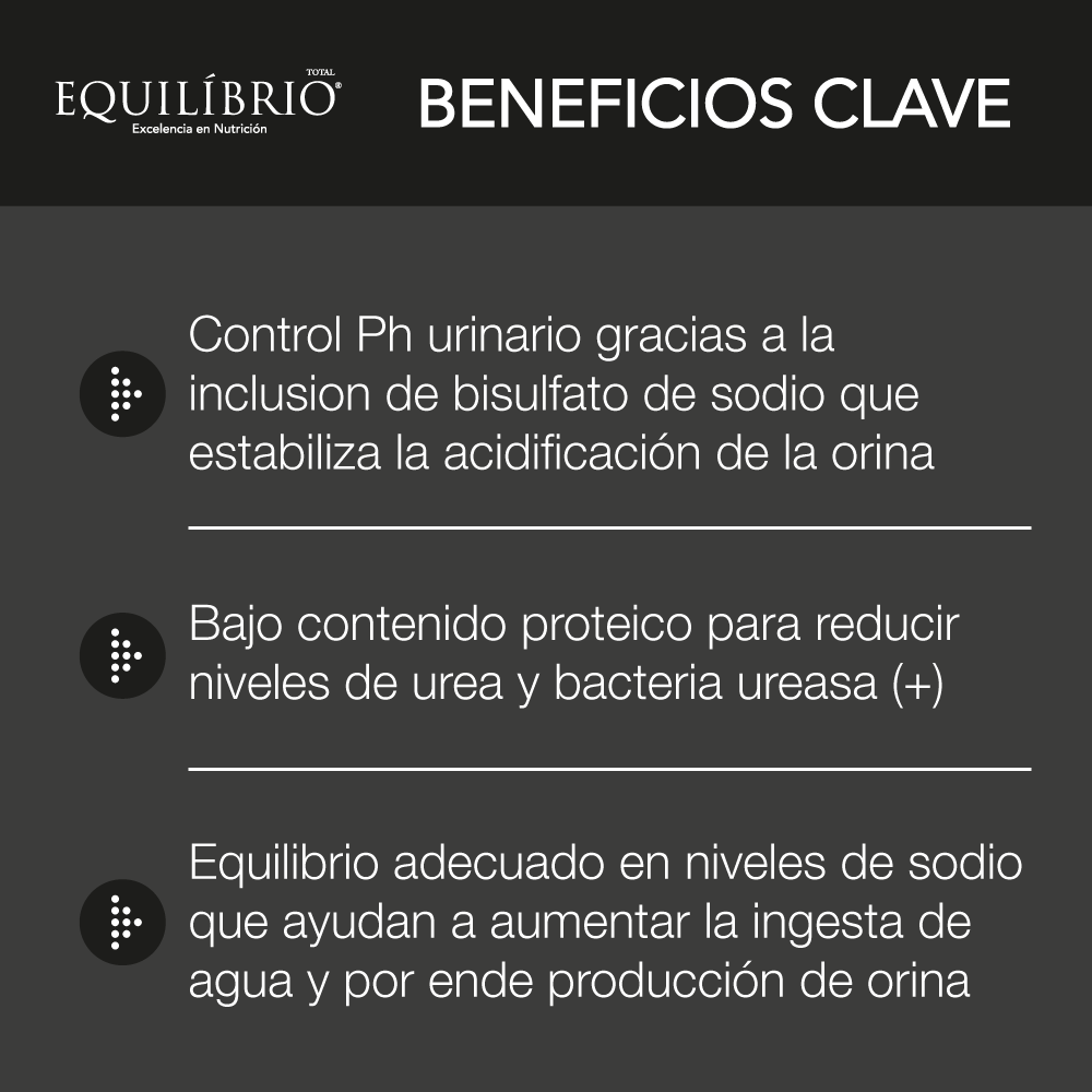 Alimento Equilibrio Veterinary UR Urinary para Gato Adulto