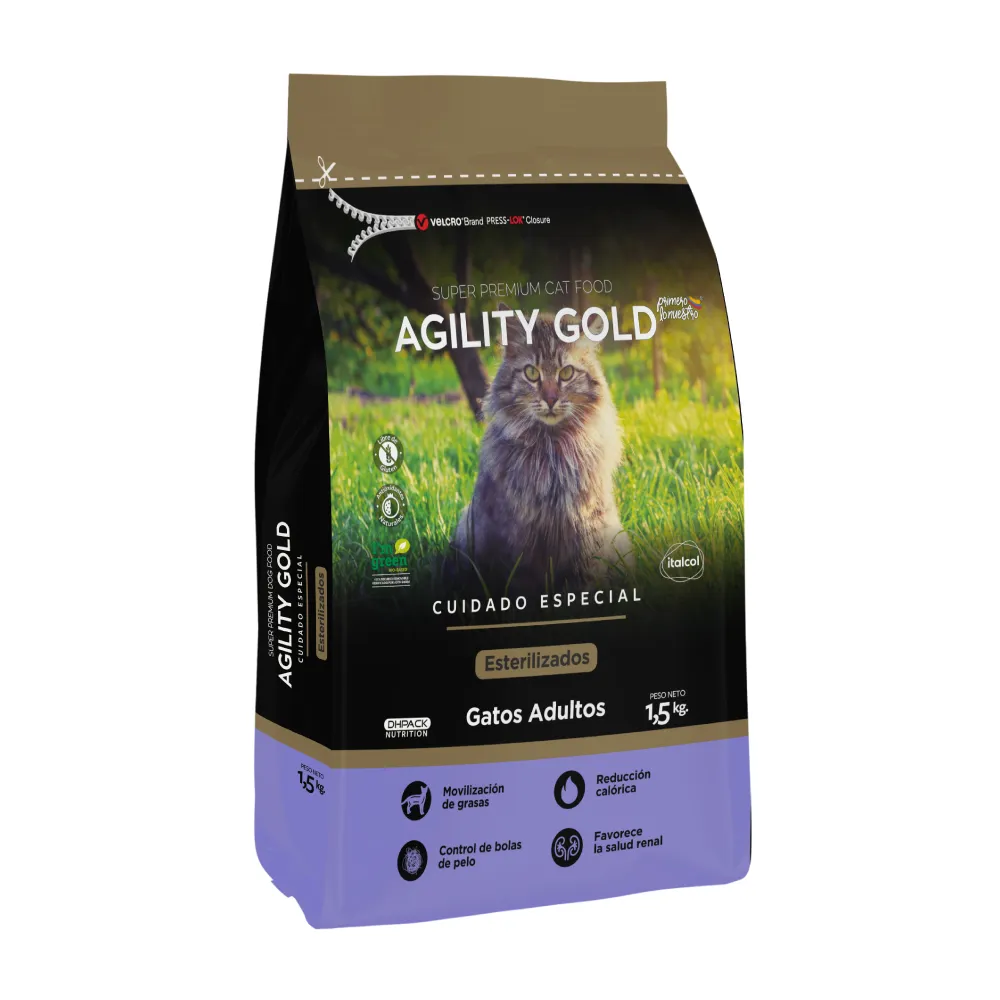 Alimento Agility Gold Castrado para Gato Adulto Esterilizado