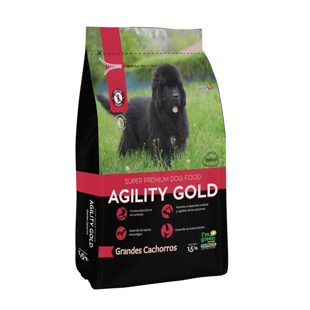Alimento Agility Gold Grandes Cachorros para Perros Puppy de Razas Grandes y Medianas