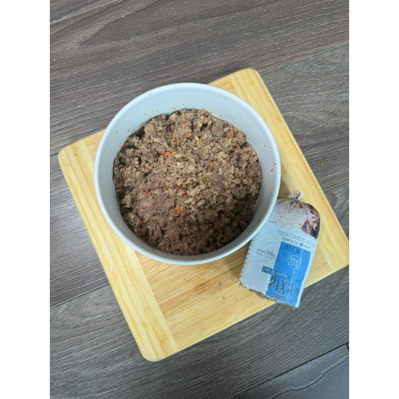 Alimento Congelado Pixie para Perro Sabor Cordero Barf Dieta Horneada