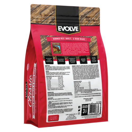 Alimento Evolve Classic Beef para Perro Adulto Sabor a Carne