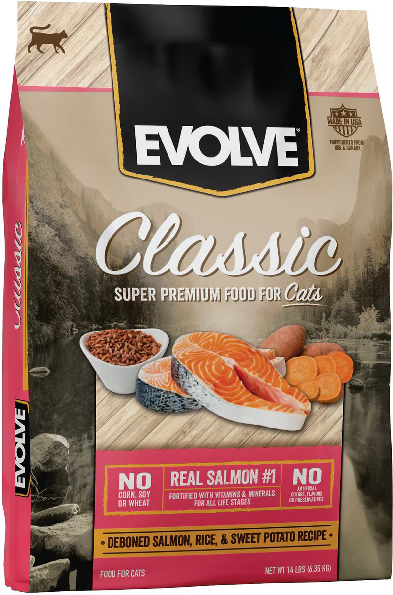 Alimento Evolve Classic para Gato Adulto Sabor a Salmón