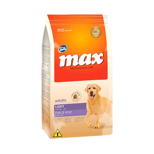 Alimento Max Professional Line Light Perro Adulto Sabor a Pollo