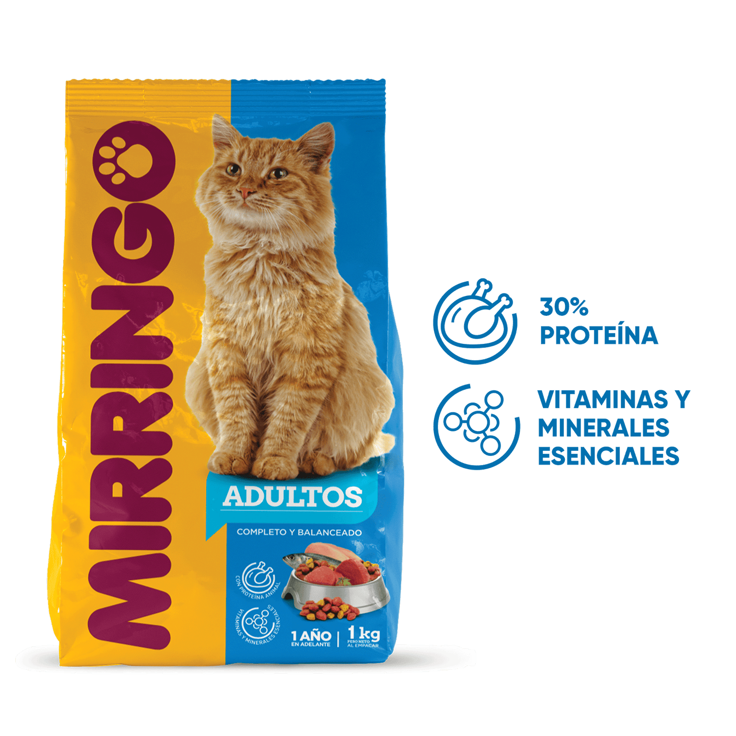 Alimento Mirringo Adulto para Gato de todas las Razas