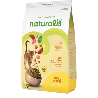 Alimento Naturalis para Gato Adulto Castrado sabor a Pollo y Pavo