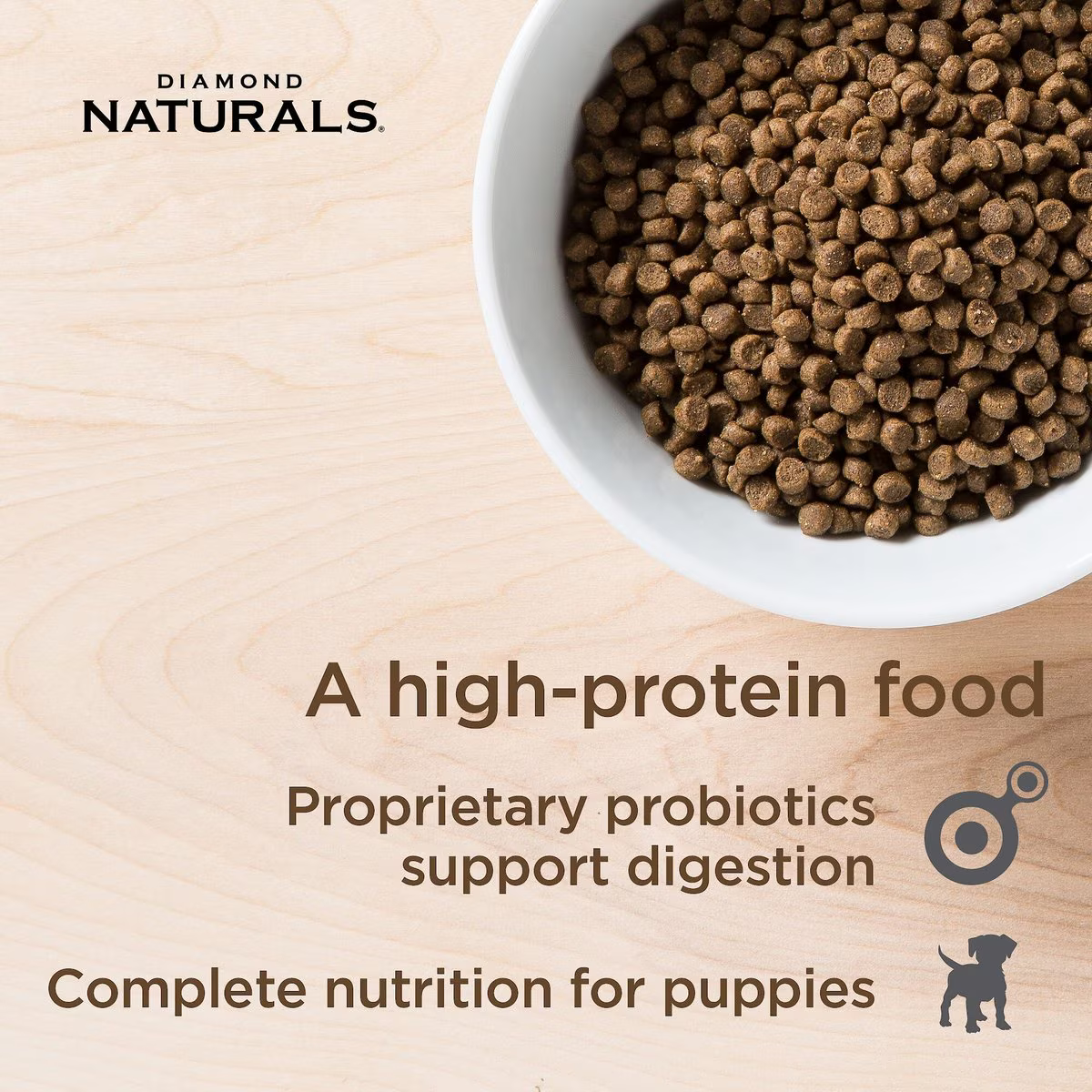 Alimento Diamond Naturals Small Breed Puppy para Perros Cachorros de Razas Pequeñas