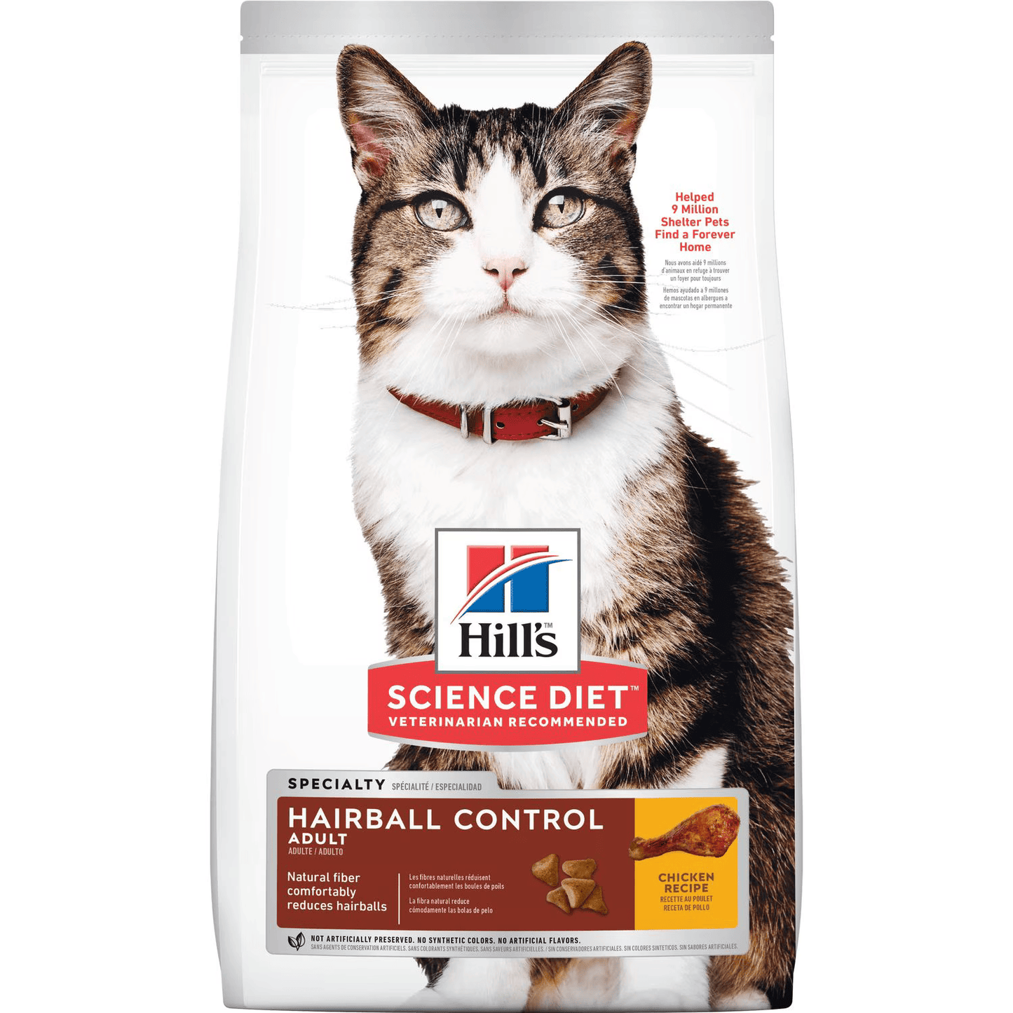 Alimento Hills Hairball Control de Pelo para Gato Adulto