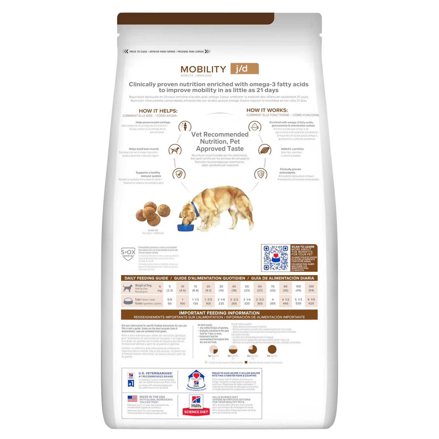 Alimento Hills JD Mobility Movilidad para Perro Adulto