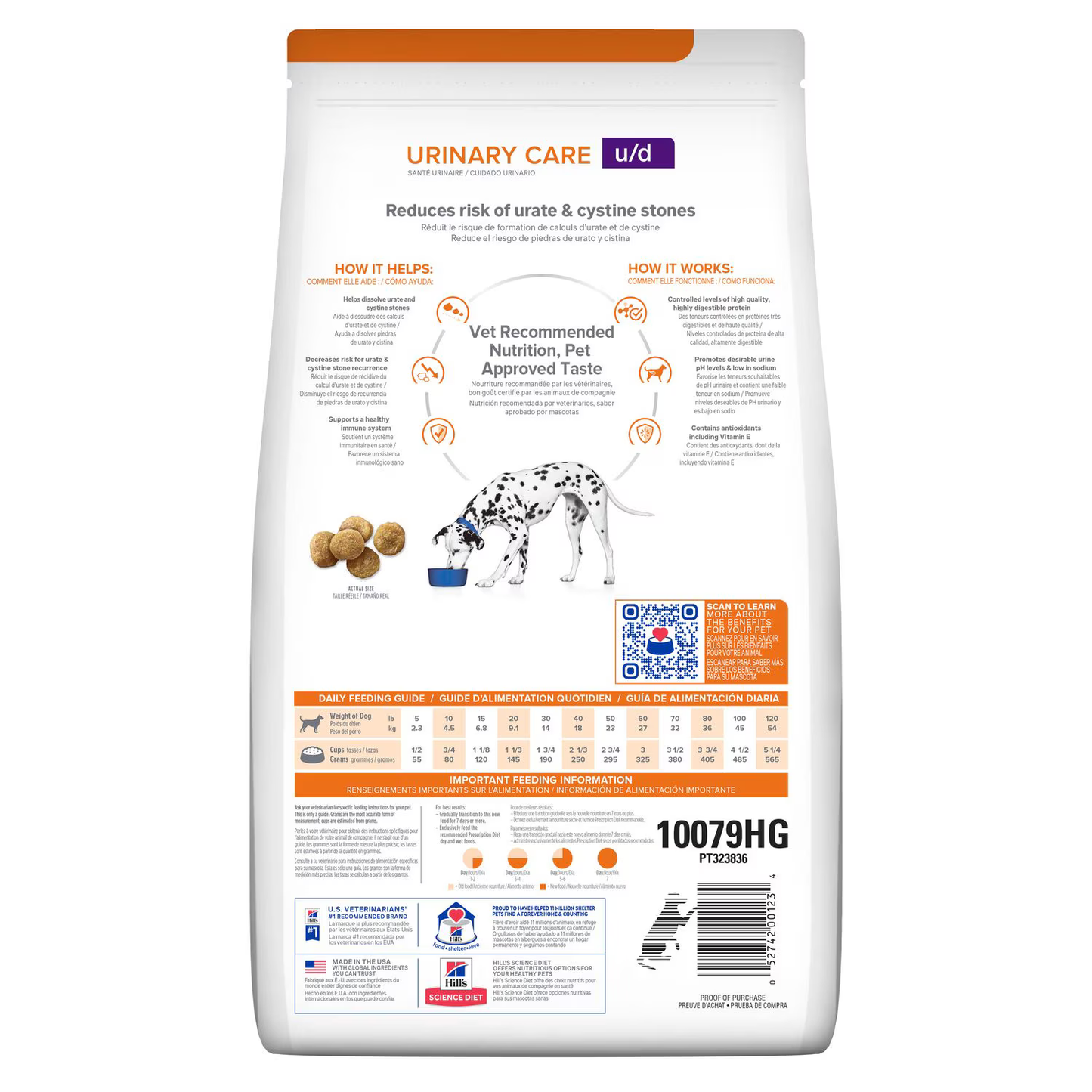 Alimento Hills Urinary Care U/D Para Perros Adultos