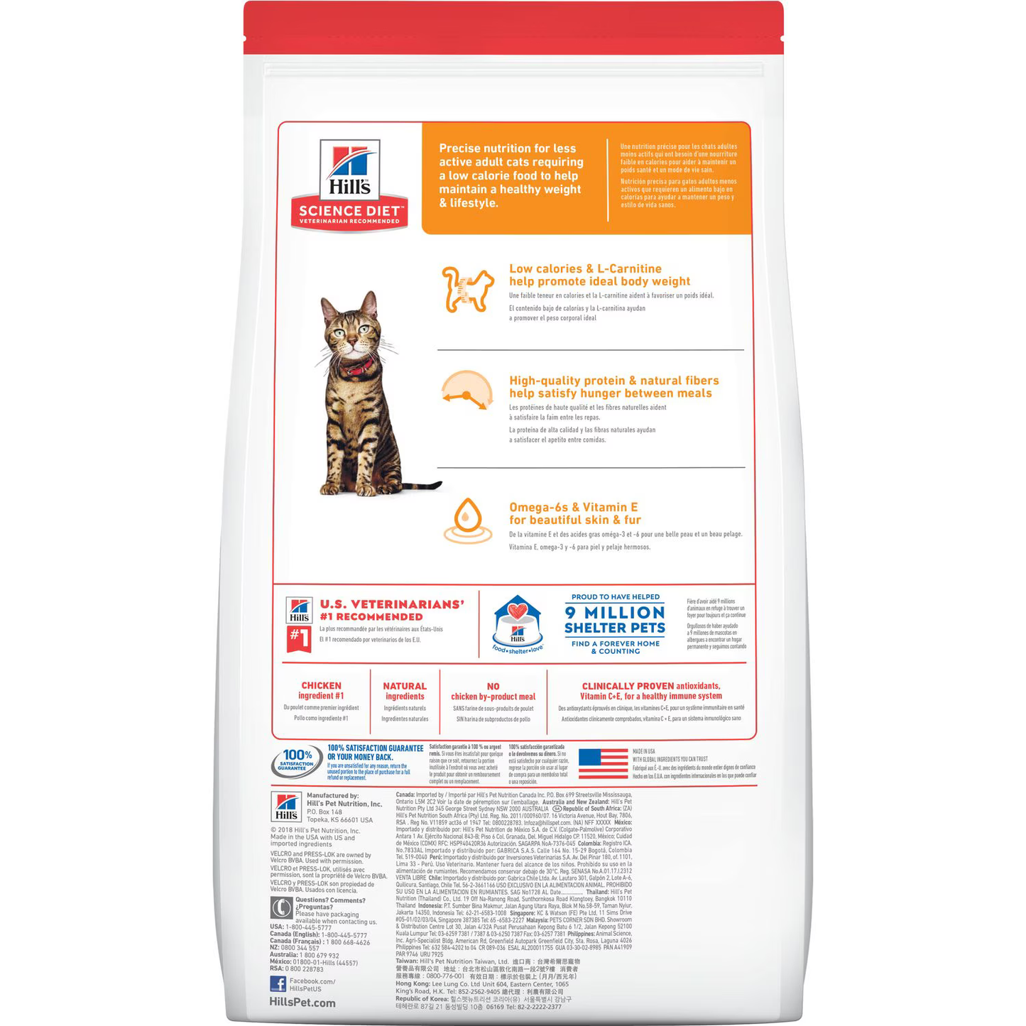 Alimento Hills Light para Gato Adulto