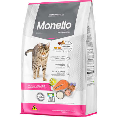 Alimento Monello para Gato Adulto Salmon