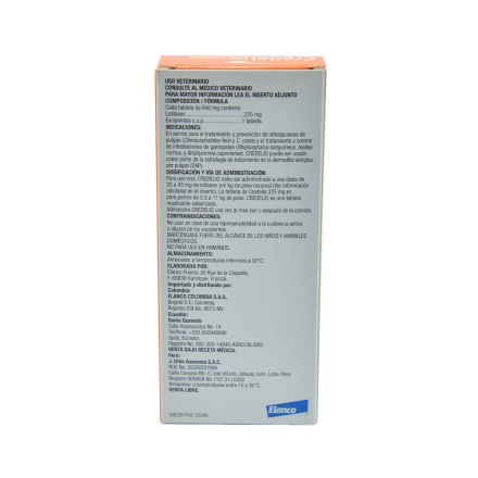 Medicamento Credelio Antipulgas Masticable para Perros de 5.5 a 11 Kg