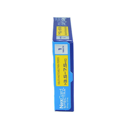 Medicamento Nexgard Spectra Antiparasitario y Externo Masticable para Perros de 3.5 a 7.5 Kg