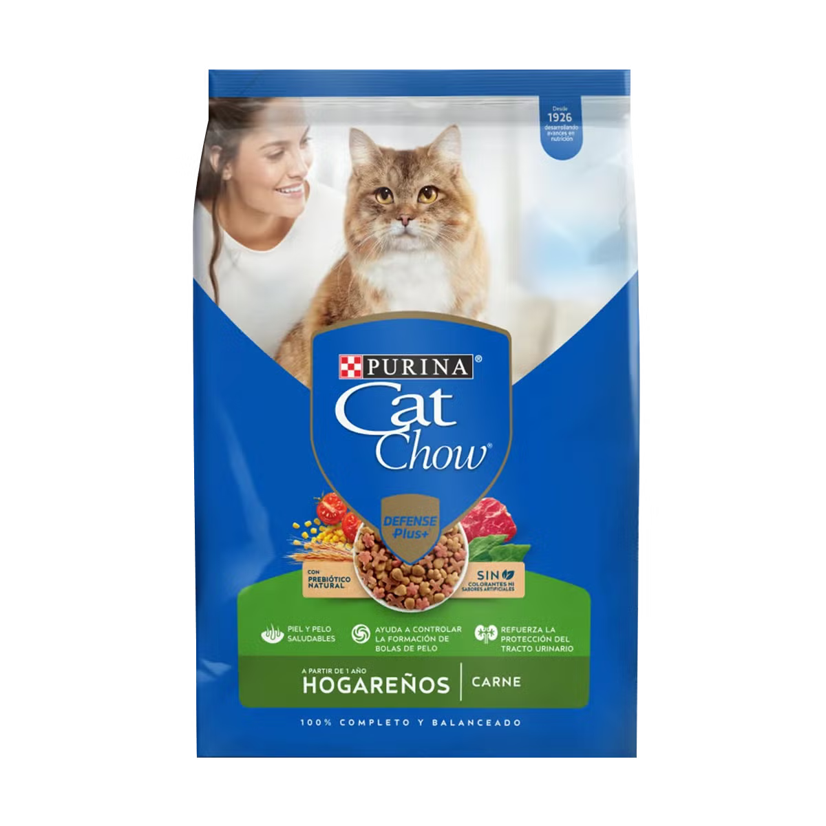 Alimento Cat Chow Hogareños para Gato Adulto Sabor a Carne