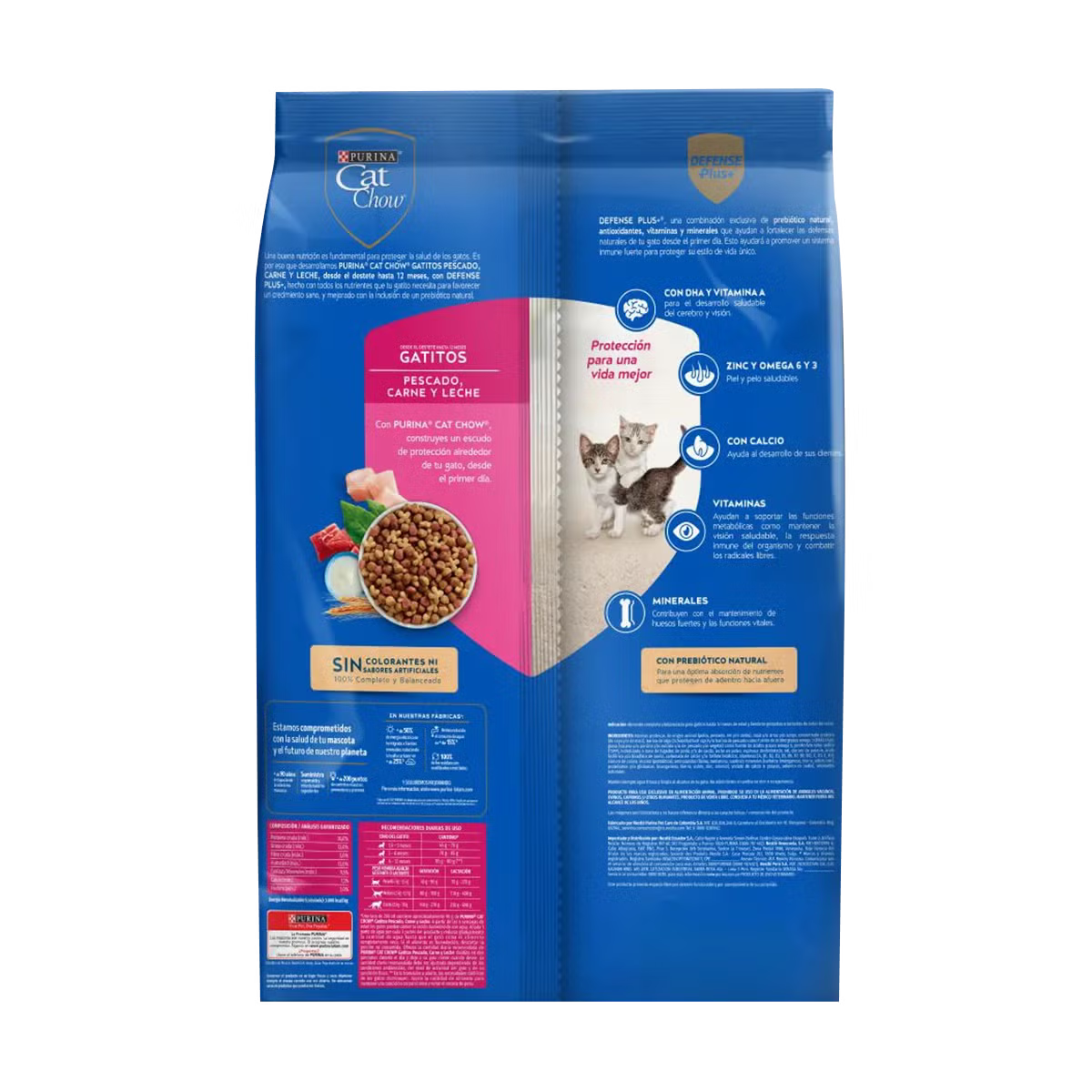 Alimento Cat Chow Gatitos para Gatos Sabor a Pescado