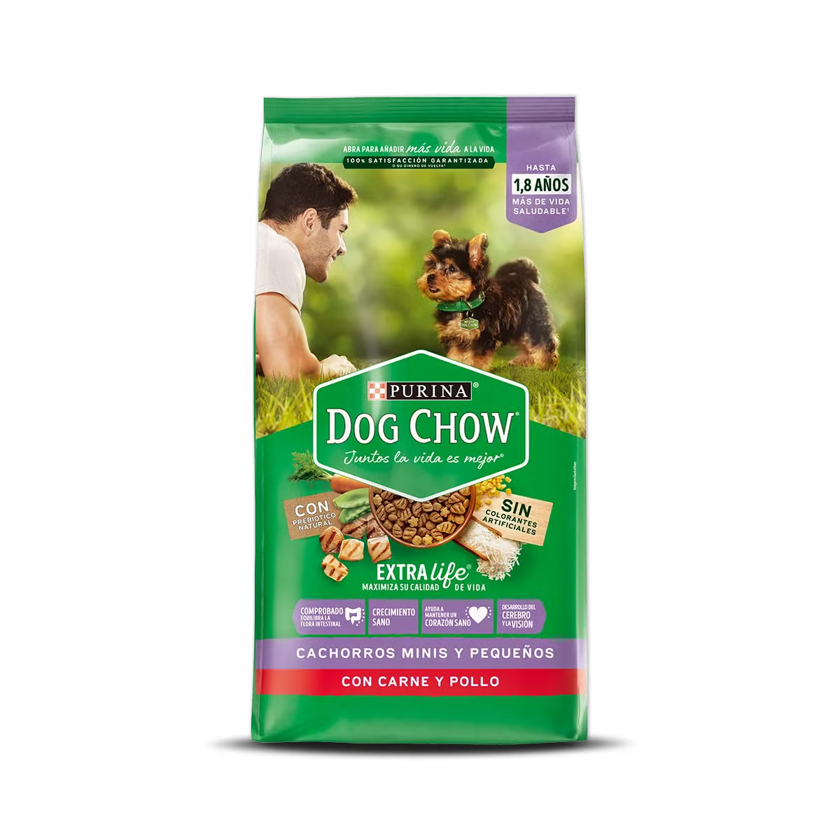 Alimento Dog Chow para Perros Cachorros de Raza Pequeña o Mini