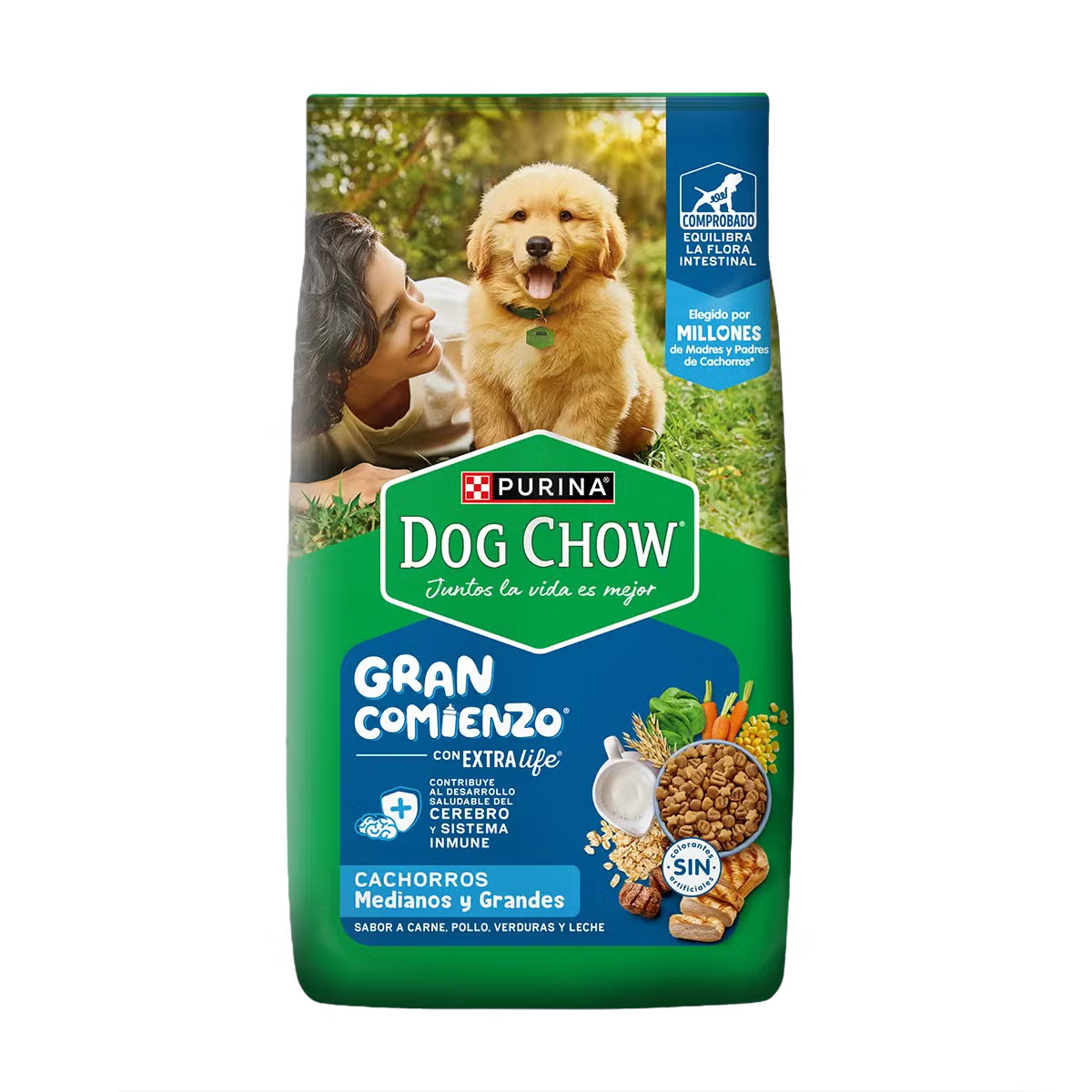 Alimento Dog Chow Gran Comienzo para Perros Cachorros Medianos y Grandes
