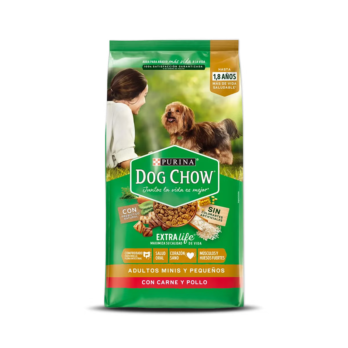 Alimento Dog Chow para Perros Adultos Raza Pequeña o Mini