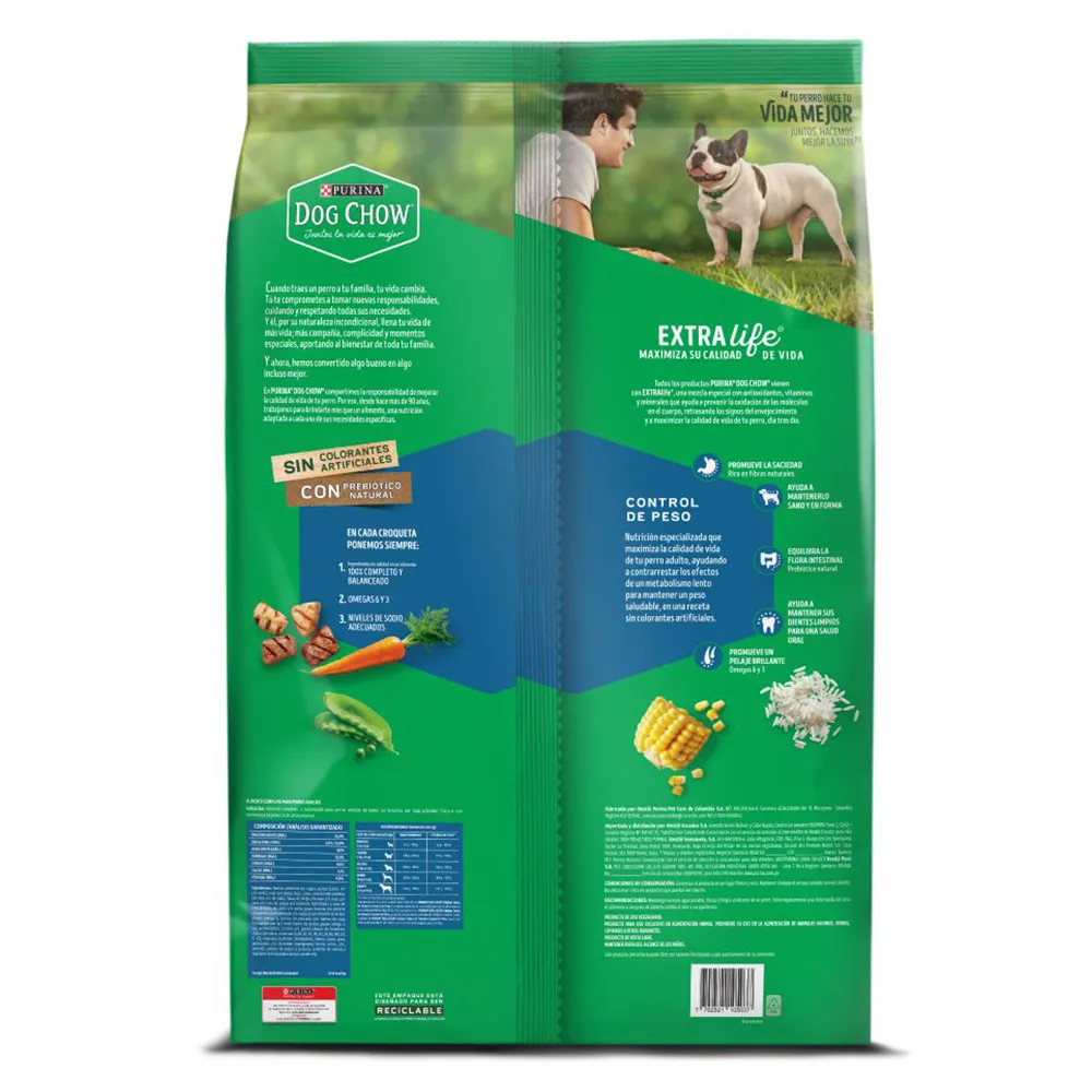 Alimento Dog Chow Control de Peso para Perros Adultos