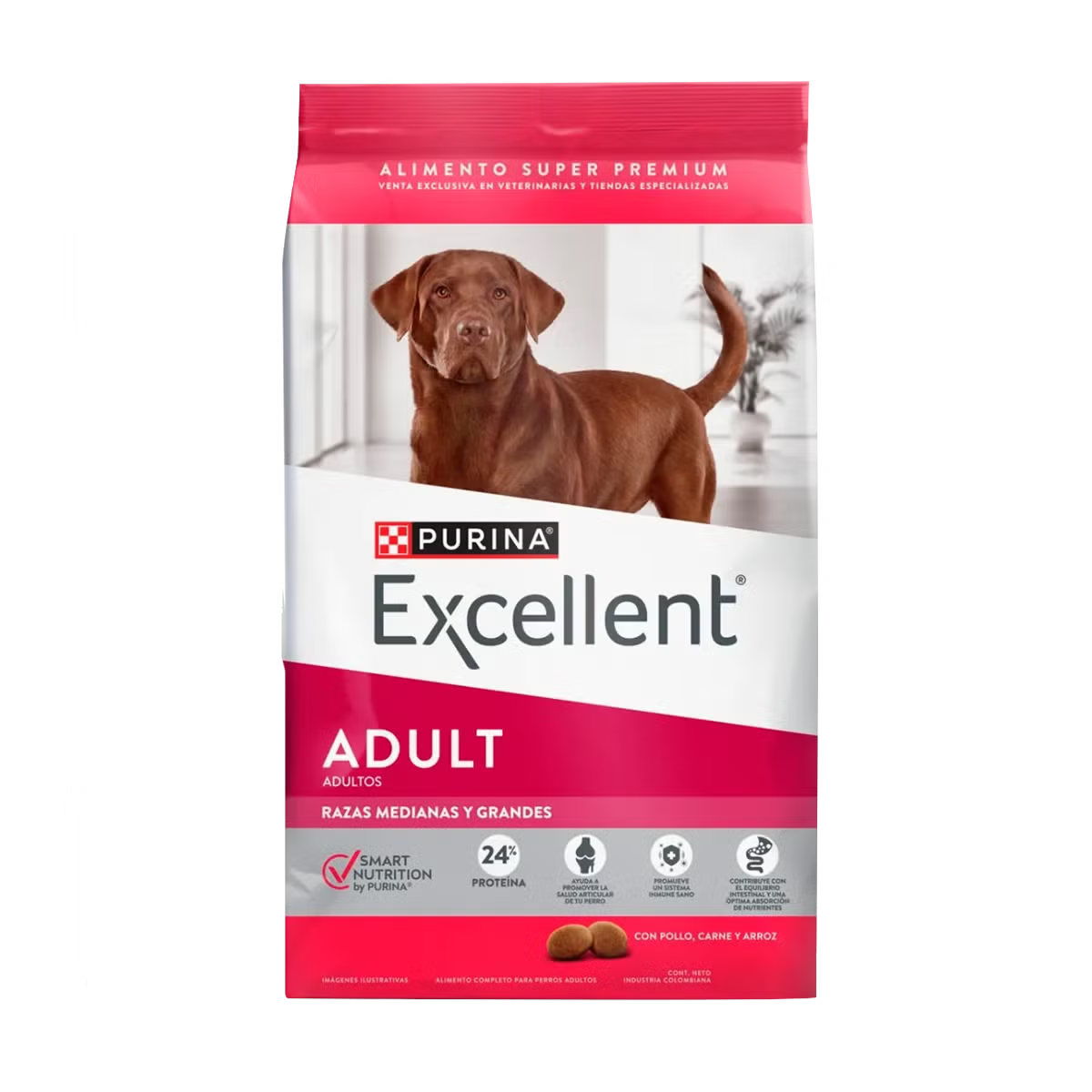 Alimento Purina Excellent Razas Medianas y Grandes para Perros Adultos