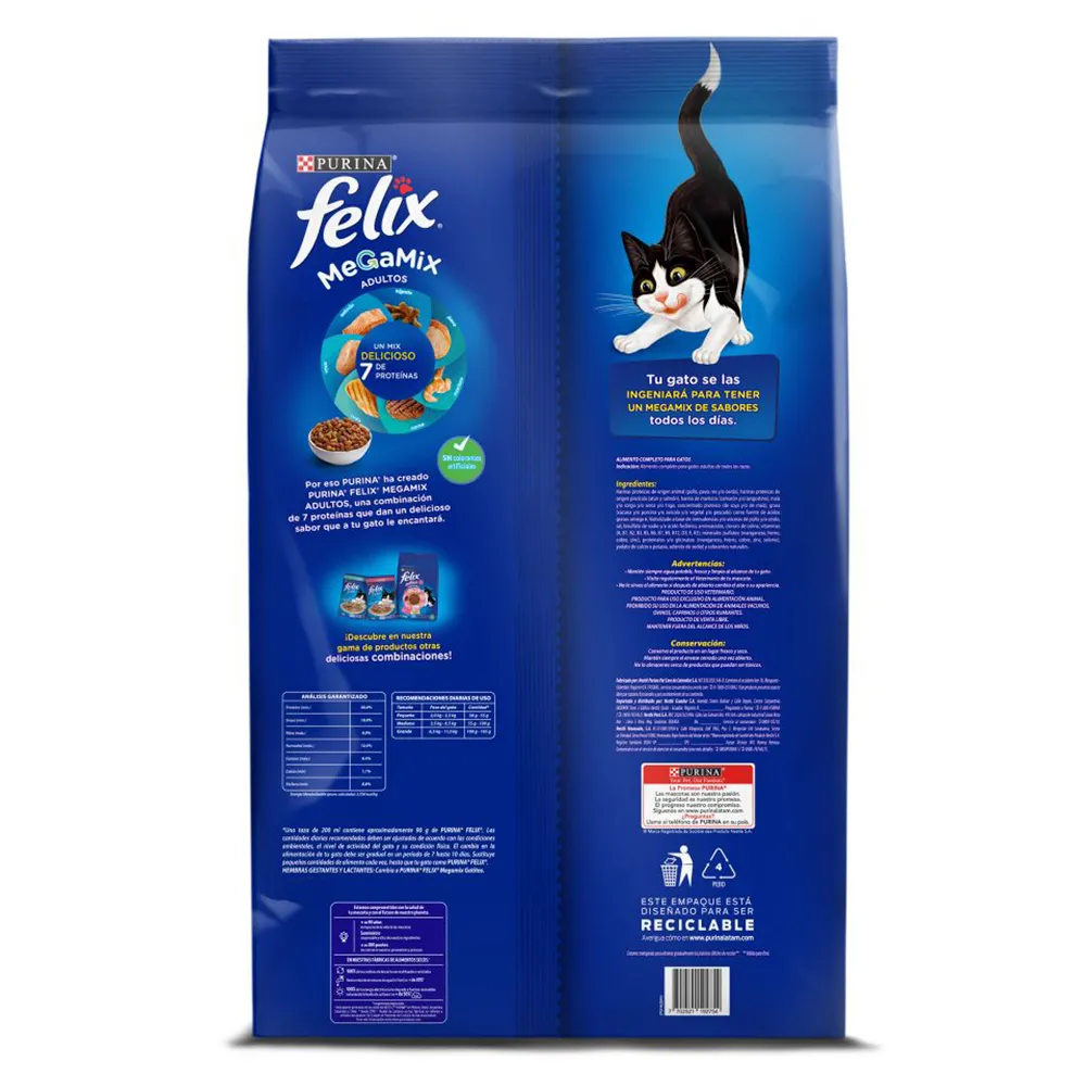 Alimento Felix Megamix para Gato Adulto