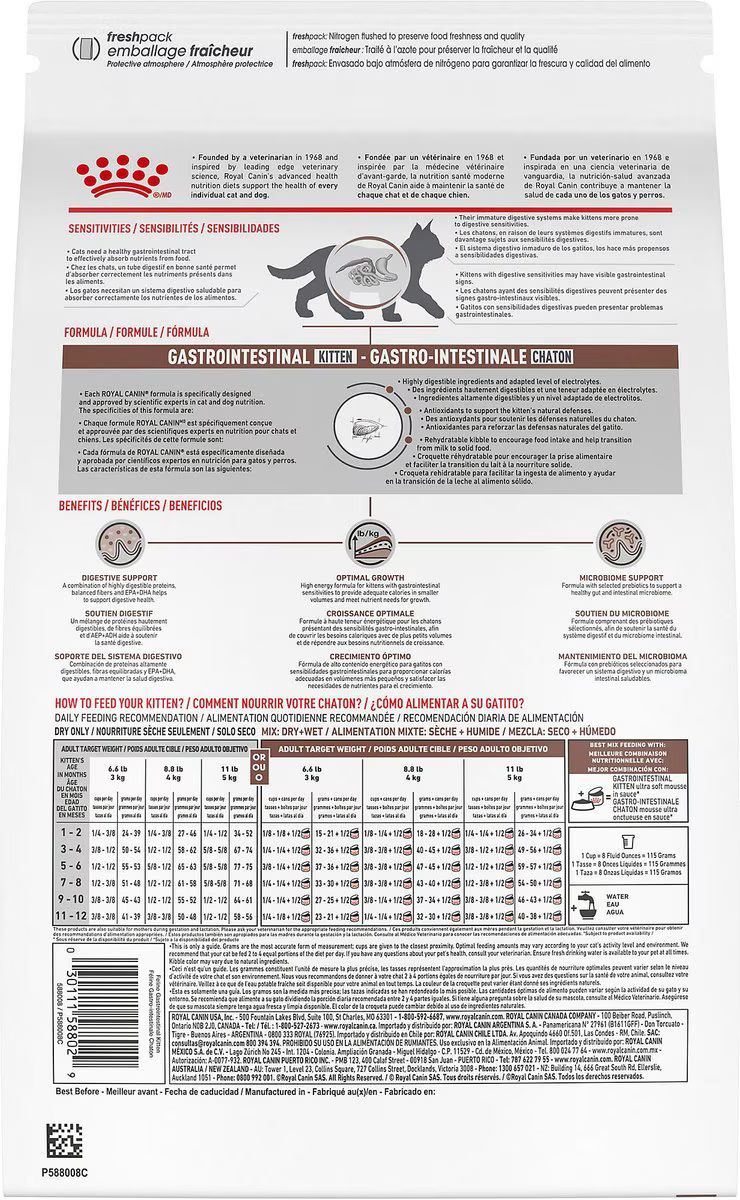 Alimento Royal Canin Gastrointestinal Kitten Para Gato Gatito