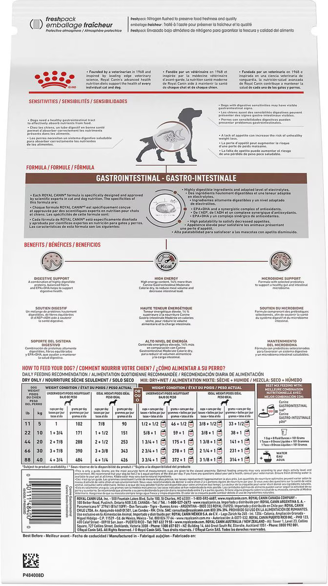 Alimento Royal Canin Gastrointestinal para Perro Adulto