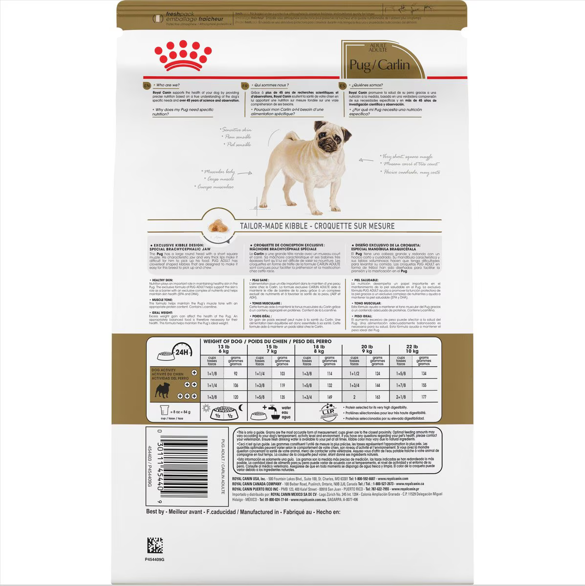 Alimento Royal Canin Pug para Perro Adulto