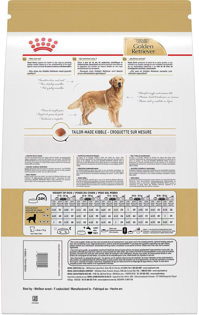 Alimento Royal Canin Golden Retriever para Perro Adulto