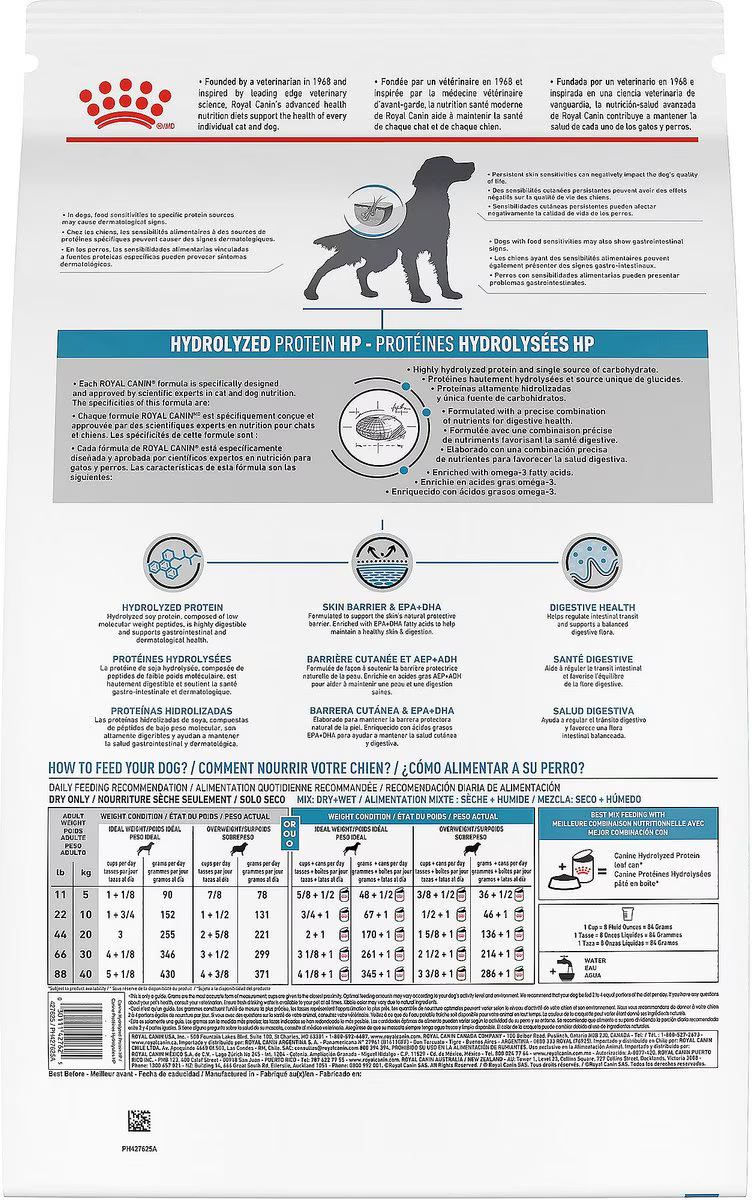 Alimento Royal Canin Proteína Hidrolizada HP para Perro Adulto