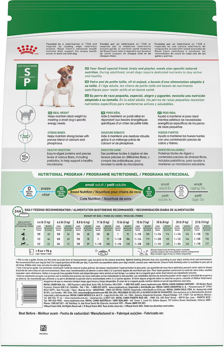 Alimento Royal Canin Mini Small Miniatura Perro Adulto Raza Pequeña