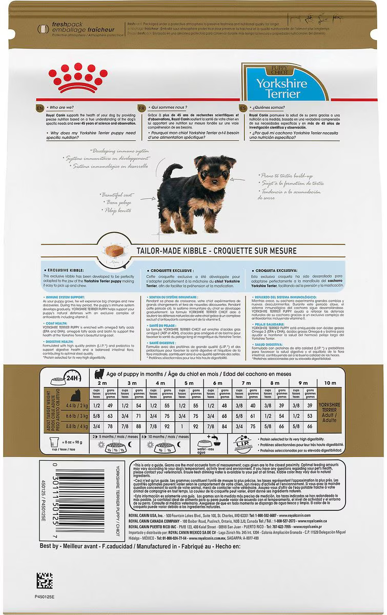 Alimento Royal Canin Yorkshire Terrier Puppy para Perro Cachorro