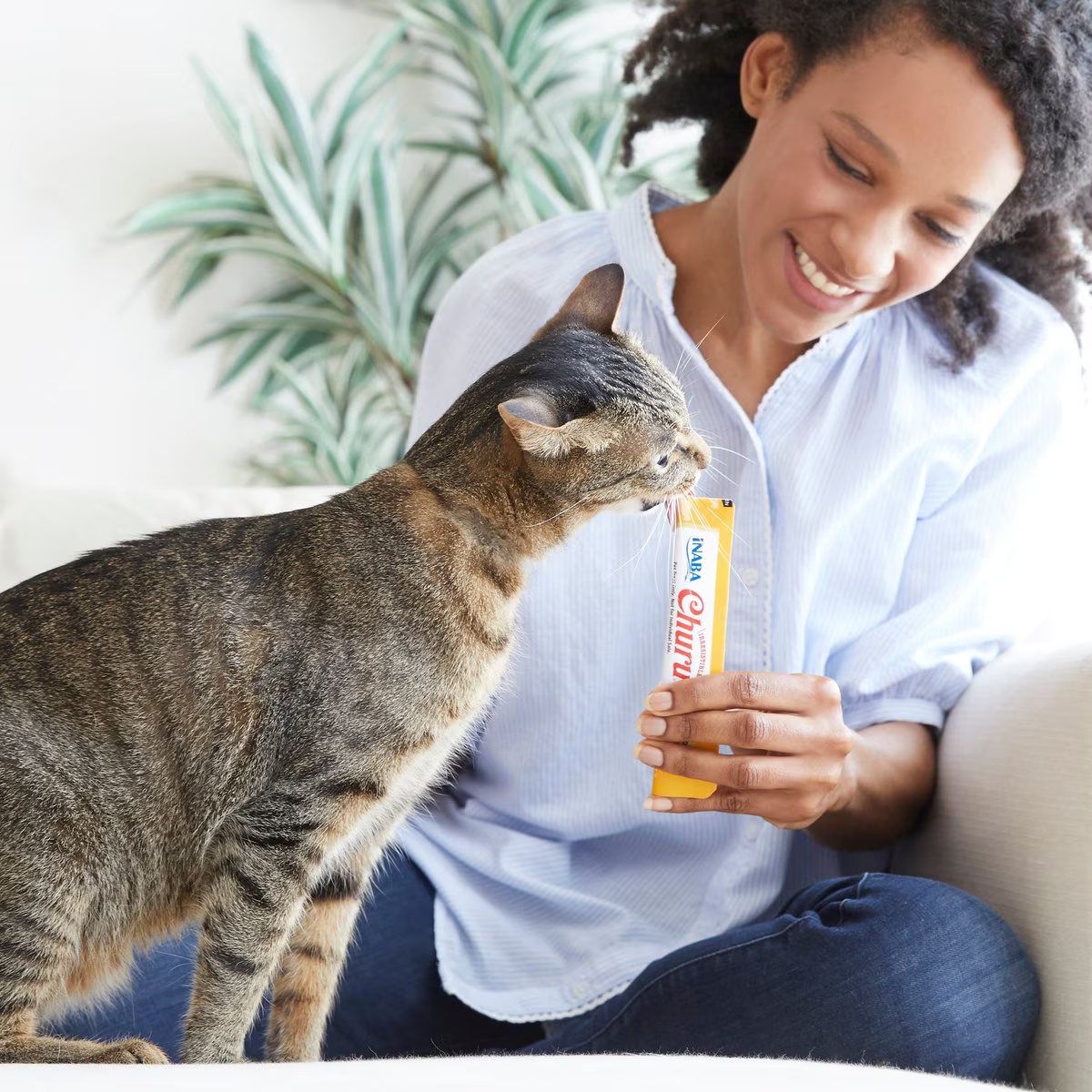 Snack Churu de Atún con Ostión para Gato