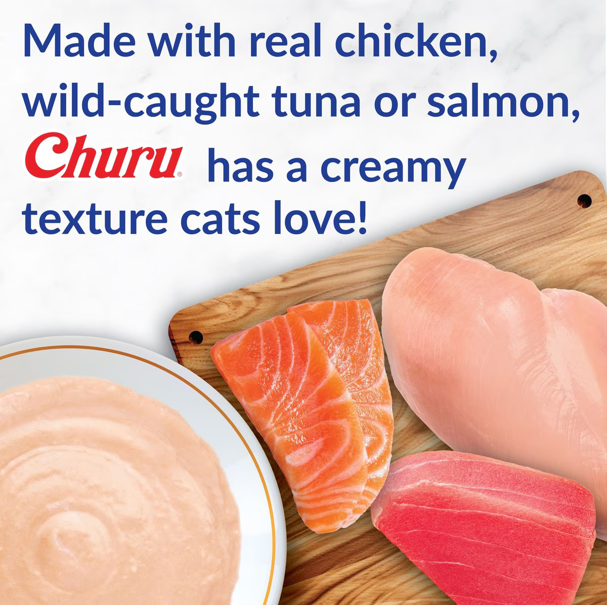 Snack Churu de Atún con Ostión para Gato