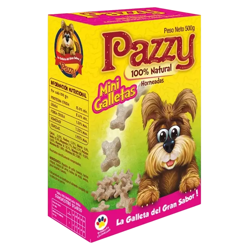 Snack Galletas Pazzy Mini para Perros de Raza Pequeña
