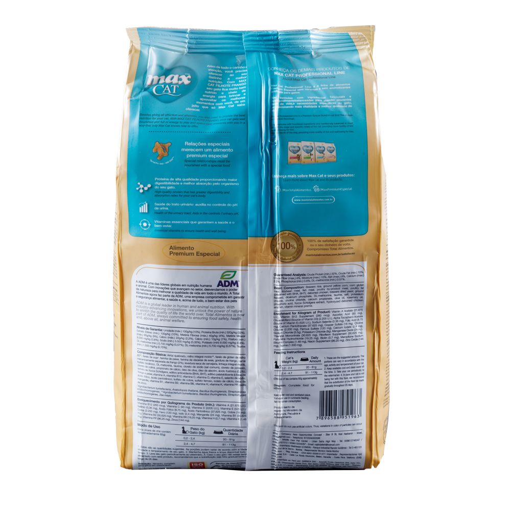 Alimento Max Cat Kitten para Gatos Gatitos