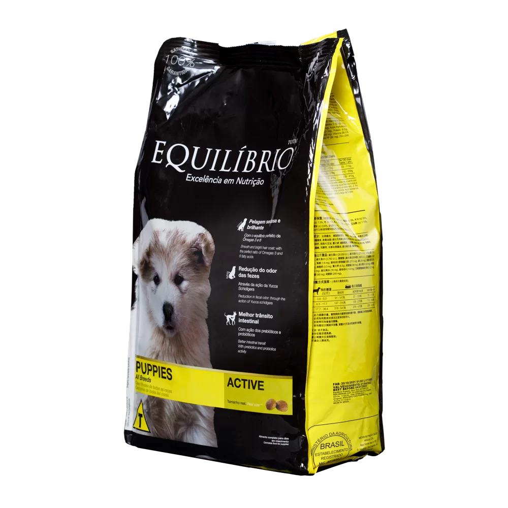 Alimento Equilibrio Puppies Active para Perro Cachorro de Todas las Razas