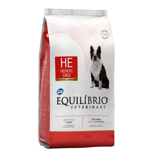 Alimento Equilibrio Veterinary HE Hepatic Perro Adulto de Todas las Razas