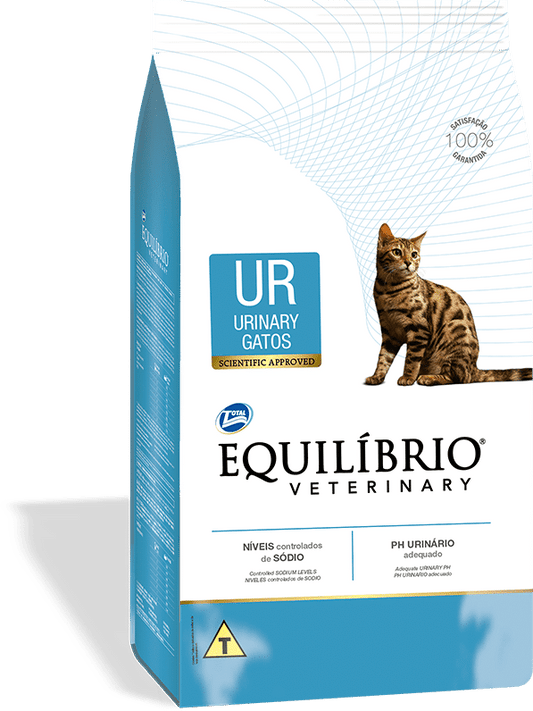 Alimento Equilibrio Veterinary UR Urinary para Gato Adulto