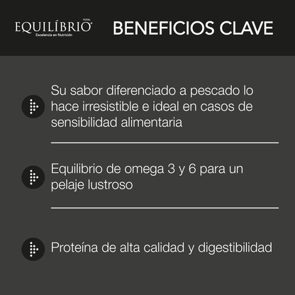 Alimento Equilibrio Sensitive Fish para Perro Adulto de Todas las Razas