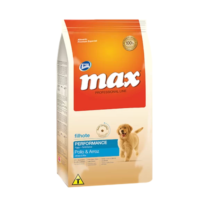 Alimento Max Professional Line Performance para Perros Cachorros sabor a Pollo