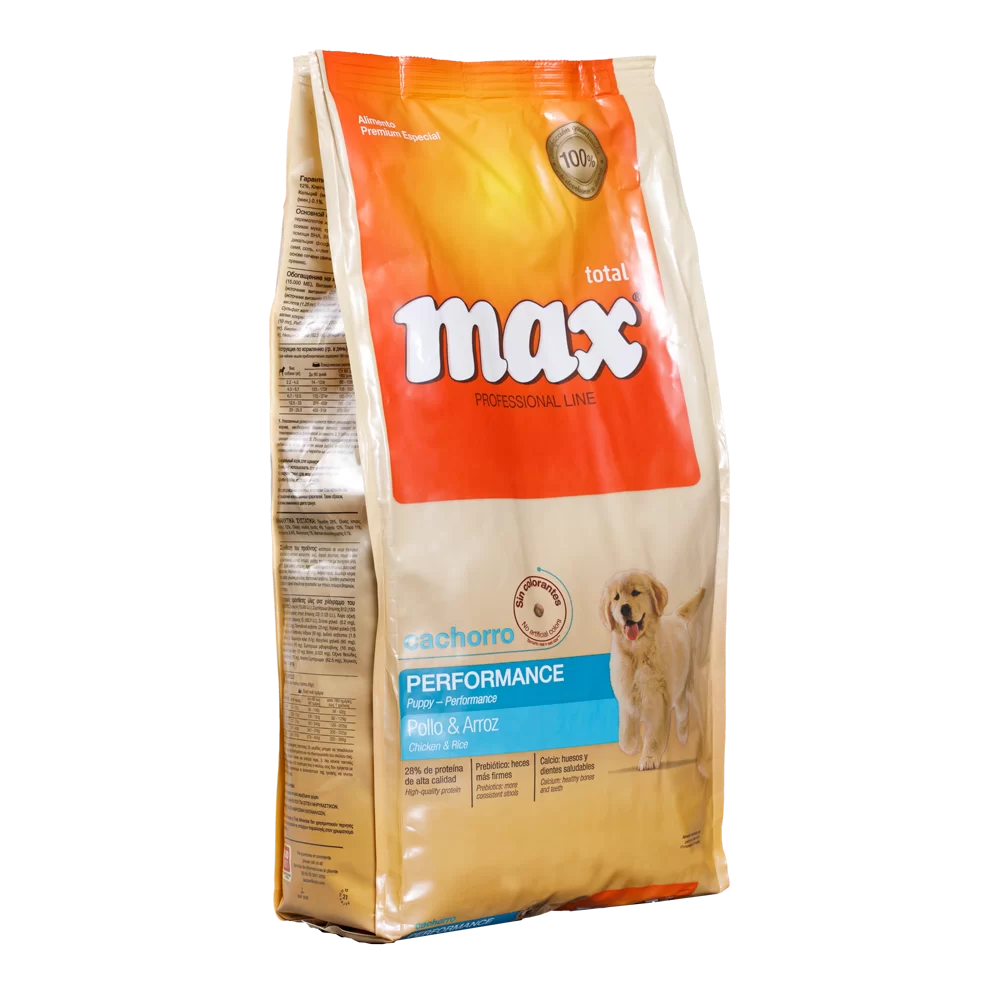 Alimento Max Professional Line Performance para Perros Cachorros sabor a Pollo