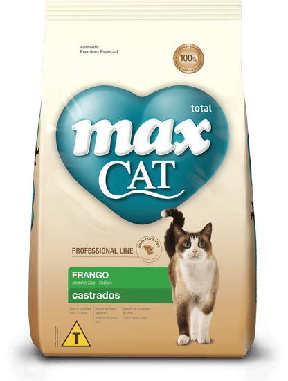 Alimento Max Cat Castrado para Gatos Adultos sabor a Pollo