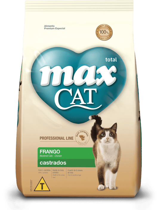 Alimento Max Cat Castrado para Gatos Adultos sabor a Pollo