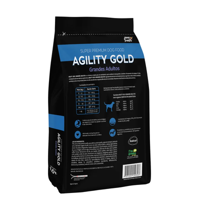 Alimento Agility Gold Grandes Adultos para Perros de Razas Grandes y Medianas