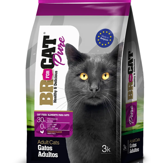 Alimento BR For Cat Pure para Gato Adulto Sabor a Pollo