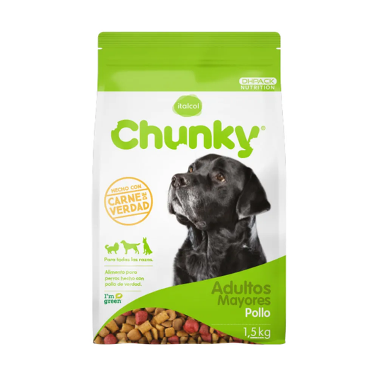 Alimento Chunky Adulto Mayor para Perro Senior sabor a Pollo